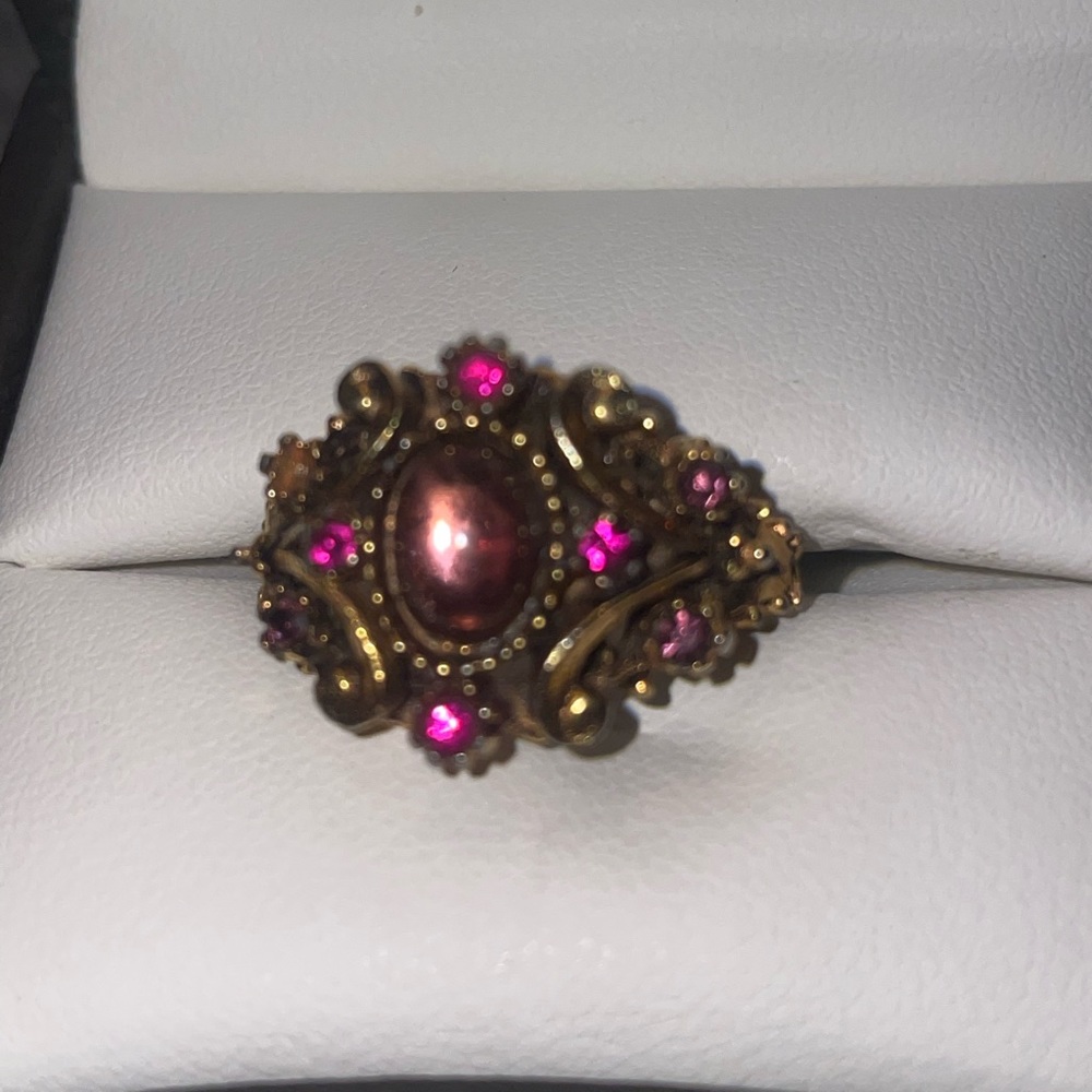Antique garnet and Ruby ring.
